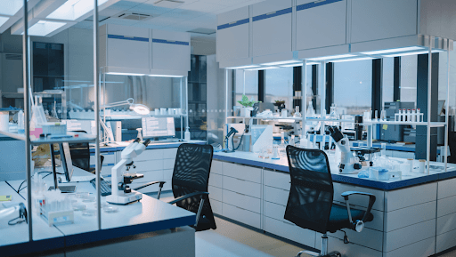 High-tech laboratory in British Columbia